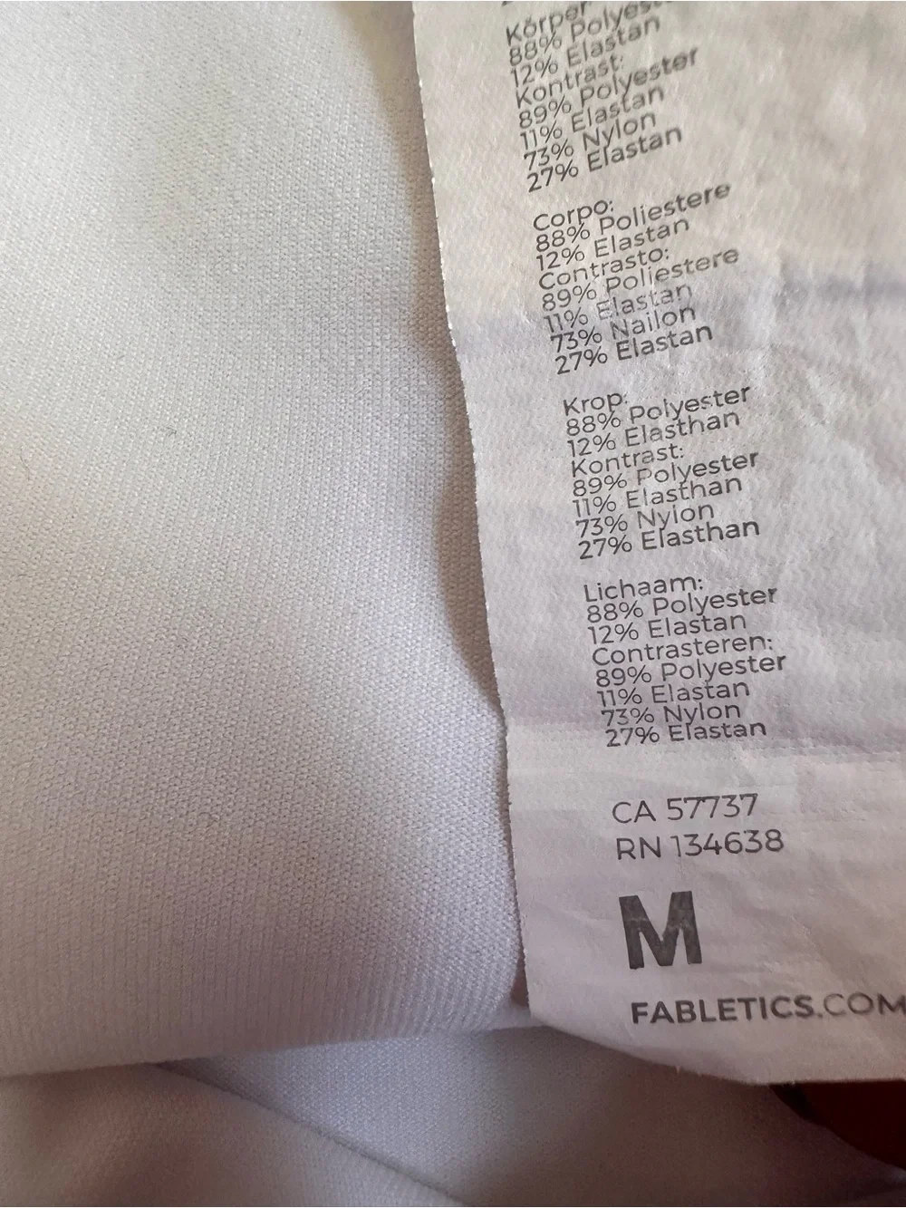 Fabletics women’s white